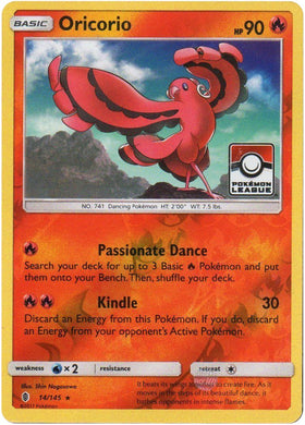 Oricorio (Pokemon League) [014/145] [League & Championship Cards] Reverse Holofoil