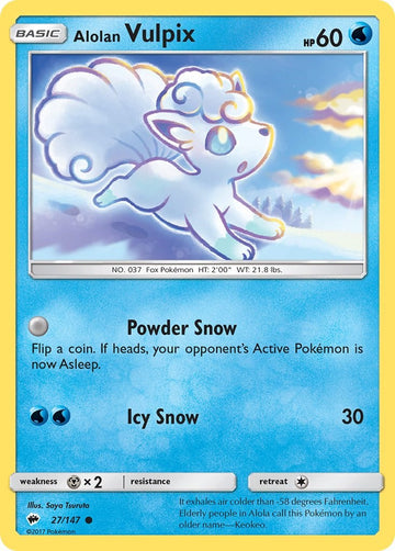 Alolan Vulpix [27/147] [Burning Shadows]