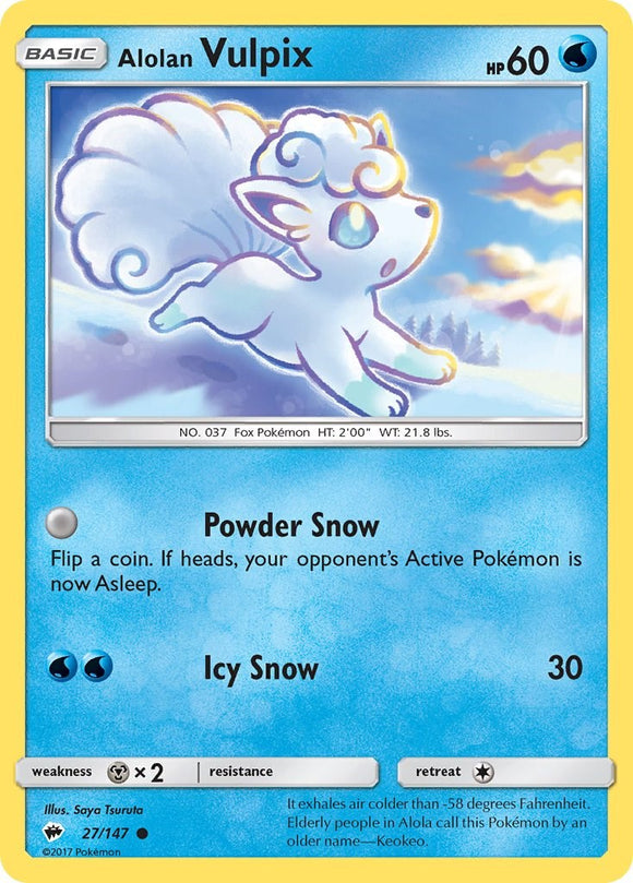 Alolan Vulpix [27/147] [Burning Shadows]