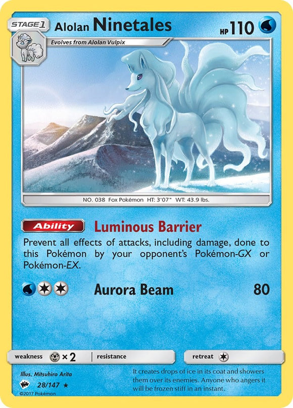 Alolan Ninetales [28/147] [Burning Shadows]
