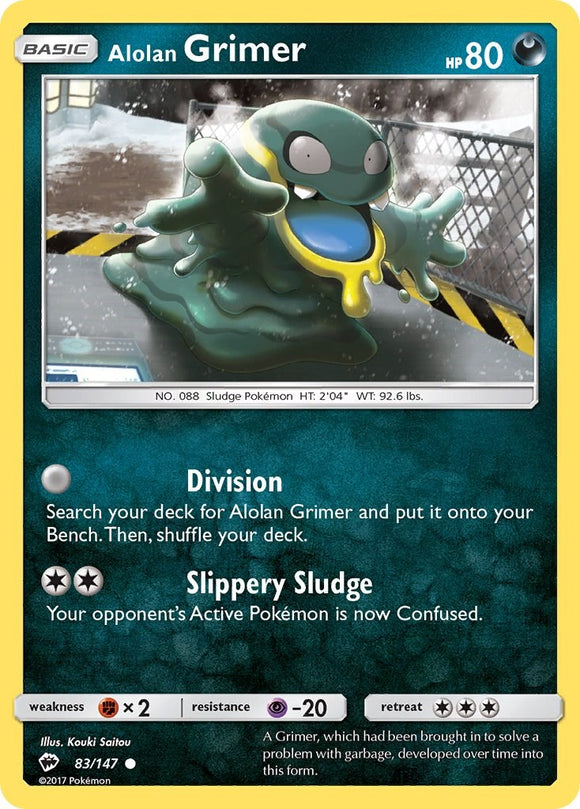 Alolan Grimer [83/147] [Burning Shadows] Reverse Holofoil