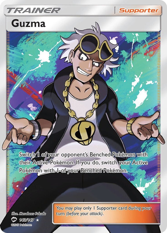 Guzma [143/147] [Burning Shadows] Holofoil