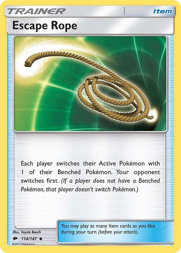 Escape Rope [114/147] [Burning Shadows] Reverse Holofoil