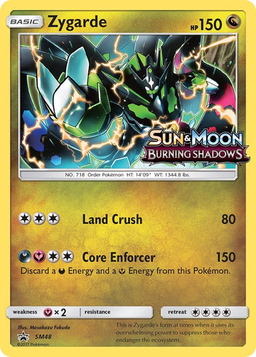 Zygarde (Burning Shadows Stamped) [SM48] [Sun & Moon Promos] Holofoil