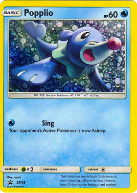 Popplio (General Mills Promo) [SM03] [Sun & Moon Promos] Holofoil