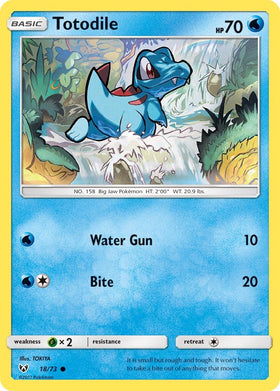Totodile [18/73] [Shining Legends] Reverse Holofoil