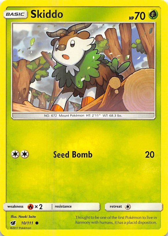 Skiddo [10/111] [Crimson Invasion] Reverse Holofoil