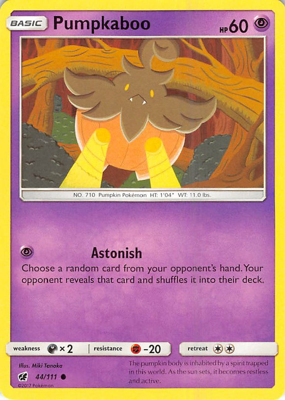 Pumpkaboo [44/111] [Crimson Invasion] Reverse Holofoil