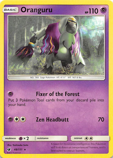 Oranguru [48/111] [Crimson Invasion] Reverse Holofoil