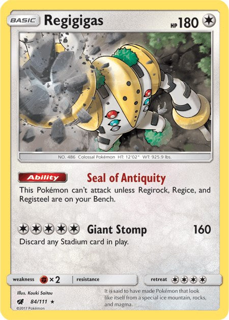 Regigigas [84/111] [Crimson Invasion] Holofoil
