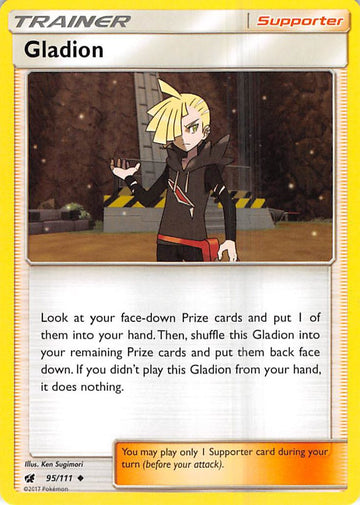 Gladion [95/111] [Crimson Invasion] Reverse Holofoil