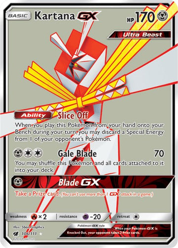 Kartana GX [106/111] [Crimson Invasion] Holofoil