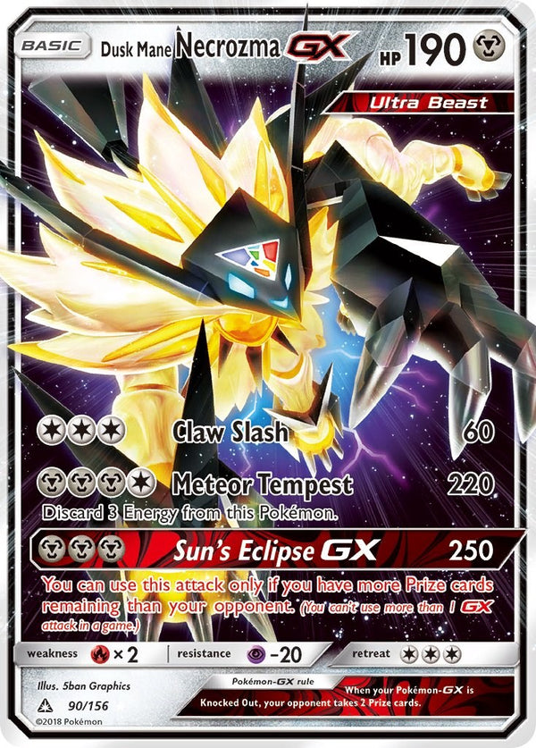 Dusk Mane Necrozma GX [90/156] [Ultra Prism] Holofoil