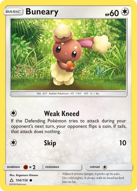 Buneary [106/156] [Ultra Prism] Reverse Holofoil