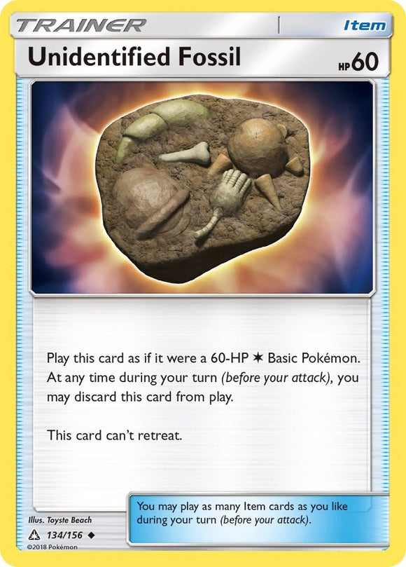 Unidentified Fossil [134/156] [Ultra Prism] Reverse Holofoil