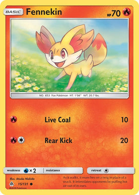 Fennekin (15) [15/131] [Forbidden Light]