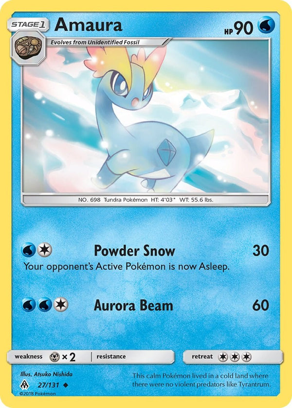 Amaura [27/131] [Forbidden Light] Reverse Holofoil