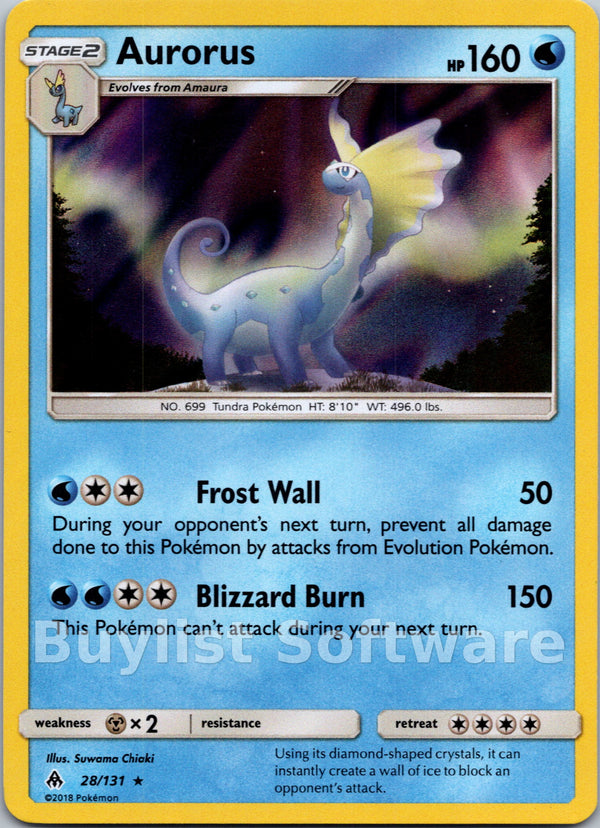 Aurorus [28/131] [Forbidden Light] Reverse Holofoil