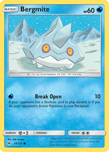 Bergmite [29/131] [Forbidden Light] Reverse Holofoil