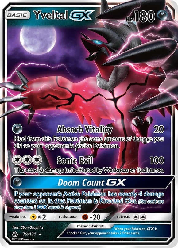 Yveltal GX [79/131] [Forbidden Light] Holofoil