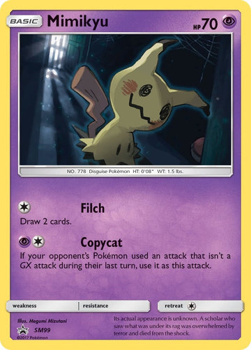 Mimikyu [SM99] [Sun & Moon Promos] Holofoil