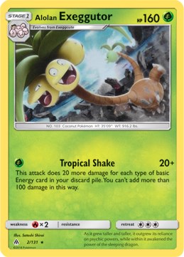 Alolan Exeggutor (SM Forbidden Light) [002/131] [Forbidden Light] Holofoil
