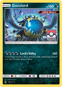 Guzzlord (Pokemon League) [080/131] [League & Championship Cards] Reverse Holofoil