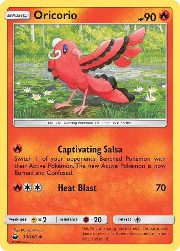 Oricorio (30) [30/168] [Celestial Storm] Reverse Holofoil