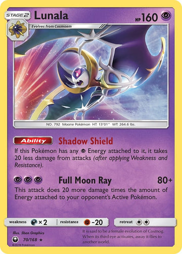 Lunala [70/168] [Celestial Storm] Holofoil