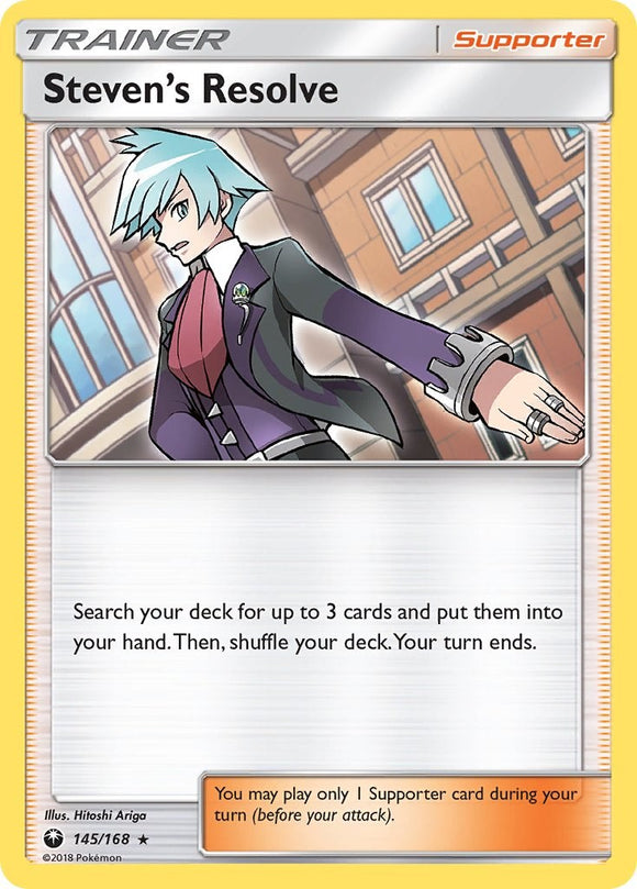 Steven's Resolve [145/168] [Celestial Storm] Holofoil