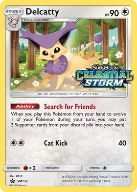 Delcatty (Celestial Storm Stamped) [SM132] [Sun & Moon Promos] Holofoil
