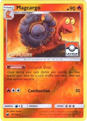 Magcargo (Pokemon League) [3rd Place] [024/168] [League & Championship Cards] Reverse Holofoil