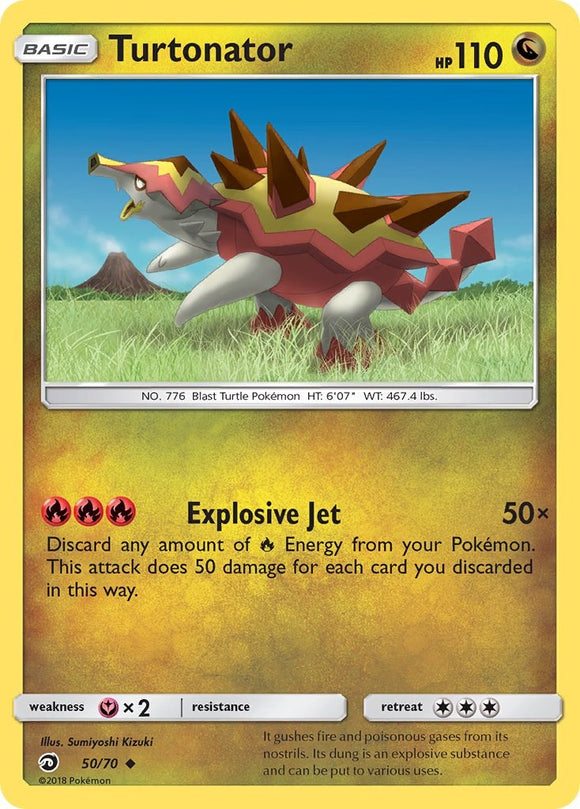 Turtonator [50/70] [Dragon Majesty] Reverse Holofoil