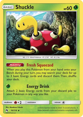 Shuckle [16/214] [Lost Thunder]
