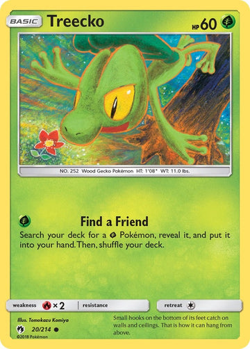 Treecko [20/214] [Lost Thunder] Reverse Holofoil