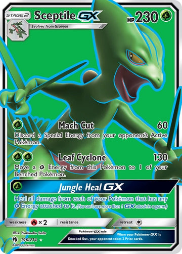 Sceptile GX [196/214] [Lost Thunder] Holofoil
