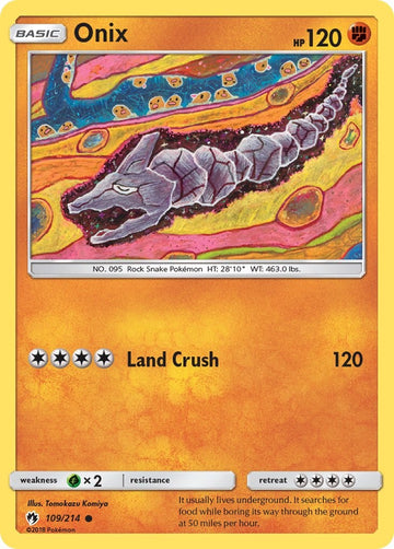 Onix [109/214] [Lost Thunder]