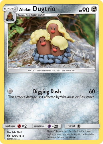 Alolan Dugtrio [123/214] [Lost Thunder]