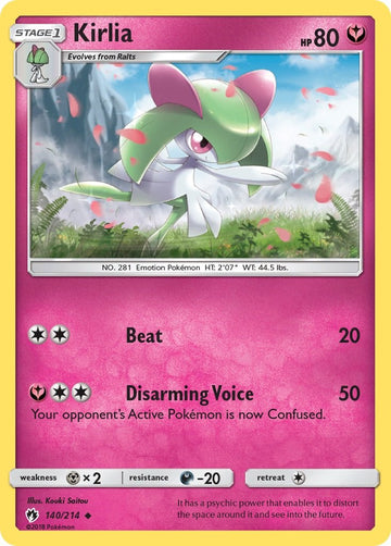 Kirlia [140/214] [Lost Thunder] Reverse Holofoil