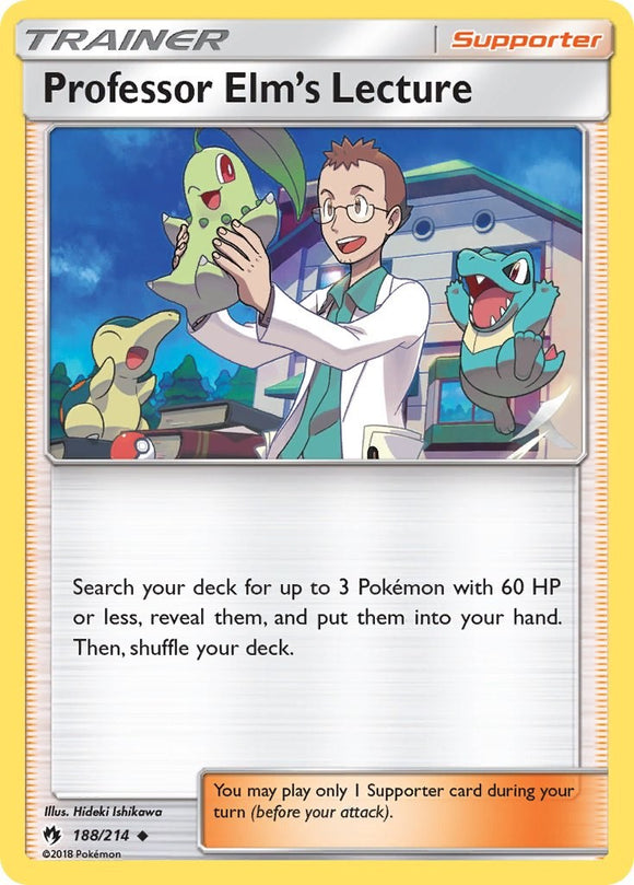 Professor Elm's Lecture [188/214] [Lost Thunder] Reverse Holofoil