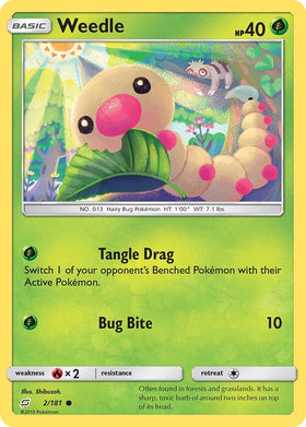 Weedle (2) [2/181] [Team Up]