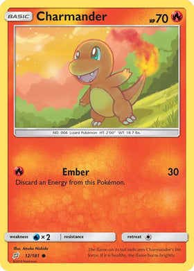 Charmander (12) [12/181] [Team Up] Reverse Holofoil