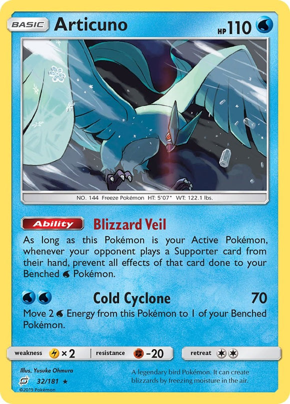 Articuno [32/181] [Team Up] Reverse Holofoil