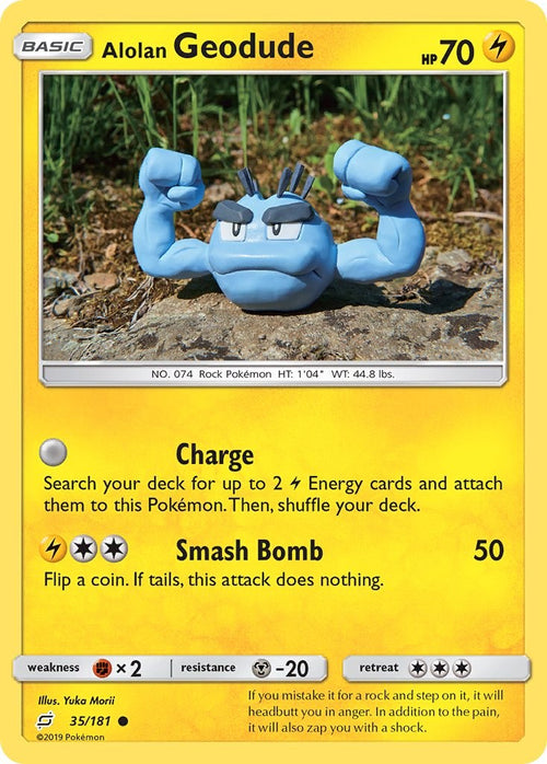 Alolan Geodude (35) [35/181] [Team Up] Reverse Holofoil