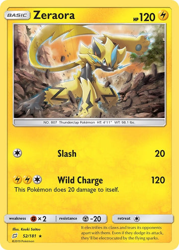 Zeraora [52/181] [Team Up] Holofoil