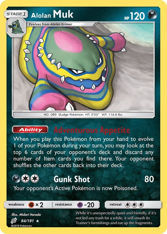 Alolan Muk [84/181] [Team Up] Reverse Holofoil
