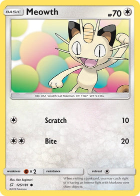 Meowth [125/181] [Team Up]