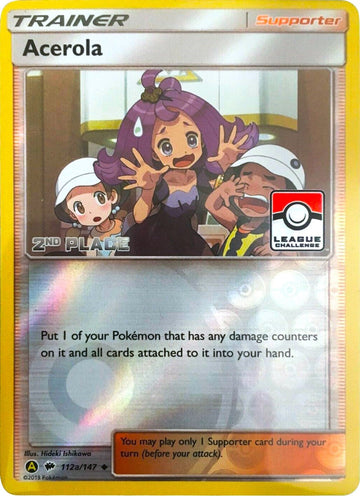Acerola (League Challenge) [2nd Place] [112a/147] [League & Championship Cards] Reverse Holofoil