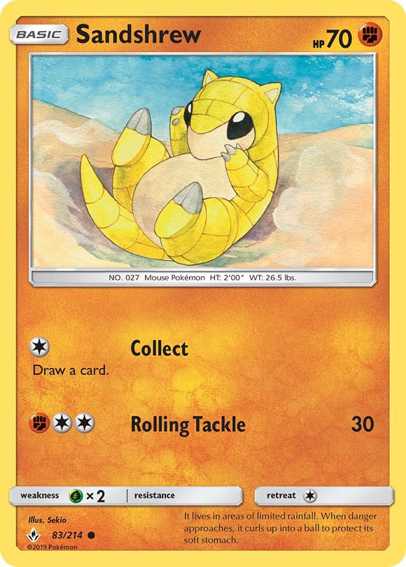 Sandshrew [83/214] [Unbroken Bonds]