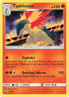 Typhlosion [SM185] [Sun & Moon Promos] Holofoil